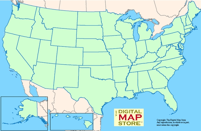 Map of the United States